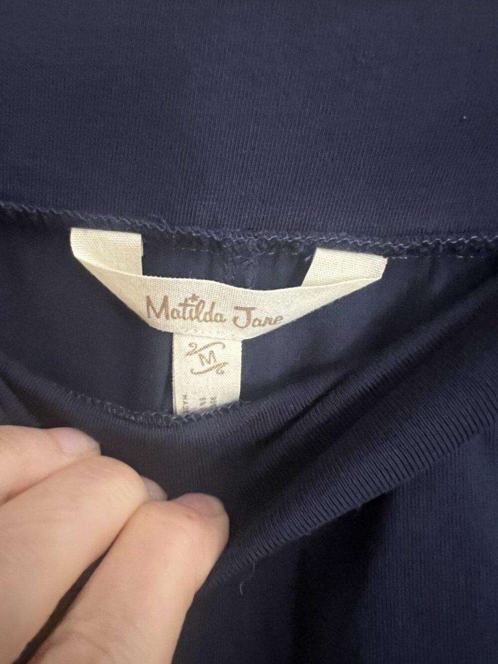 Lot 3 Matilda Jane Big Ruffle Pants Women’s size M Black Grey Blue.    Mm - Picture 4 of 9